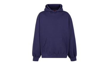 Satin Appliqué Hooded Sweatshirt 