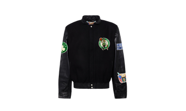 Boston Celtics Wool Leather Jacket 