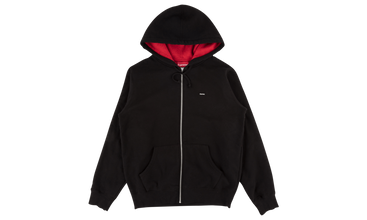 Contrast Zip Up Hooded Sweatshirt 
