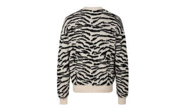 Animal Jacquard Cardigan 