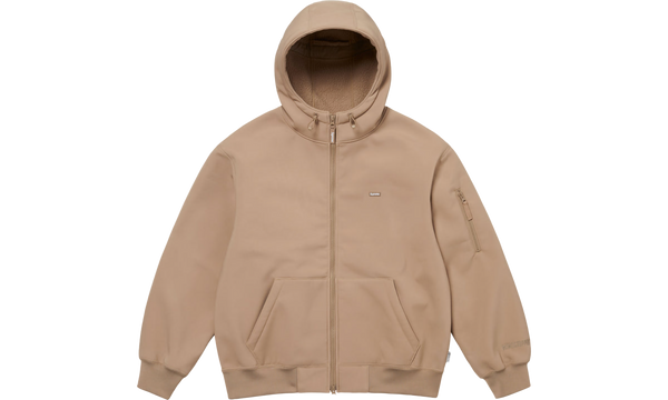 WINDSTOPPER® Zip Up Hooded Sweatshirt "FW 24 Taupe"