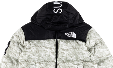TNF Paper Print Nuptse Jacket 