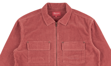 Corduroy Zip Up Shirt 