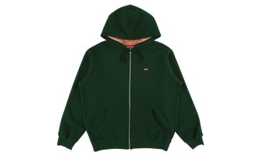 Contrast Zip Up Hooded Sweatshirt 