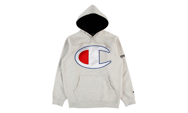 Champion Satin Logo Hooded Sweatshirt