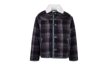 Shearling Tartan Jacket 