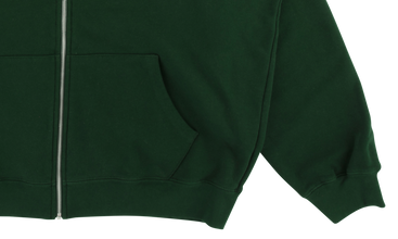 Contrast Zip Up Hooded Sweatshirt 