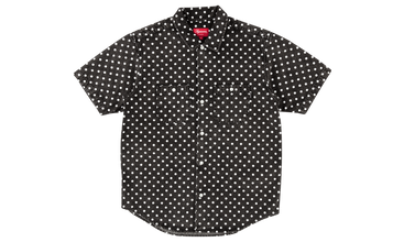 Polka Dot Denim Shirt 