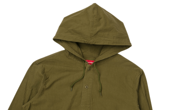 Hooded Ripstop Pullover Shirt