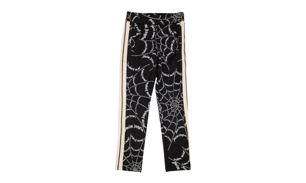 Black Spider Web Classic Track Pants "Black"