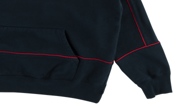 Piping Hooded Sweatshirt 