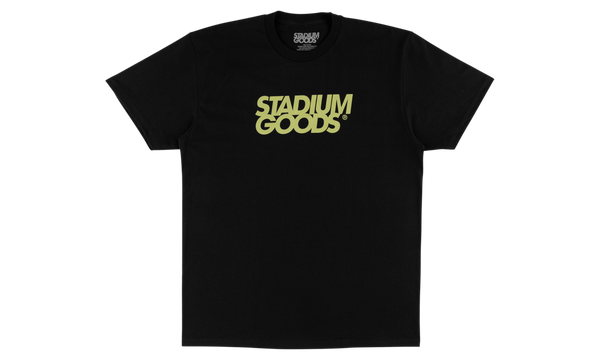 Classic Logo Lock Up Tee "Olive On Black"