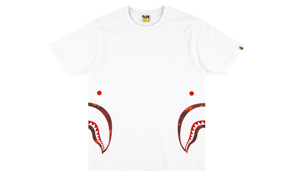 Color Camo Side Shark Tee