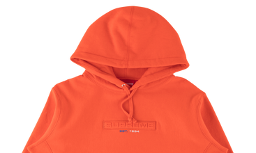Embossed Logo Hooded Sweatshirt 