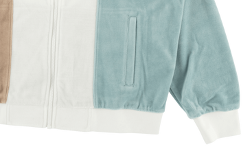 Velour Zip Up Sweatshirt 