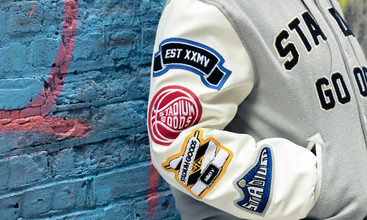 Grey Varsity Jacket 