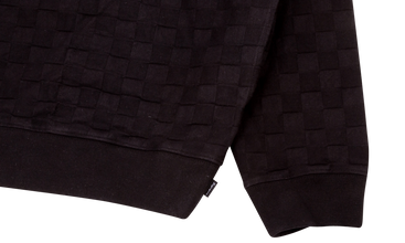 Herringbone Check Half Zip Pullover