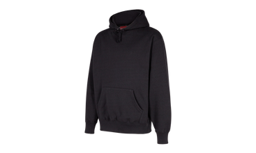Satin Appliqué Hooded Sweatshirt 