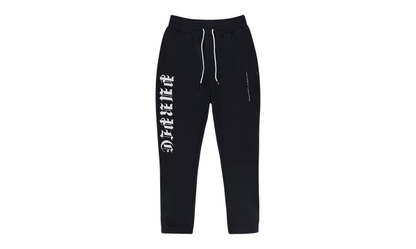 FRENCH TERRY SWEATPANT GOTHIC WORDMARK BLACK BEAUTY "Black"