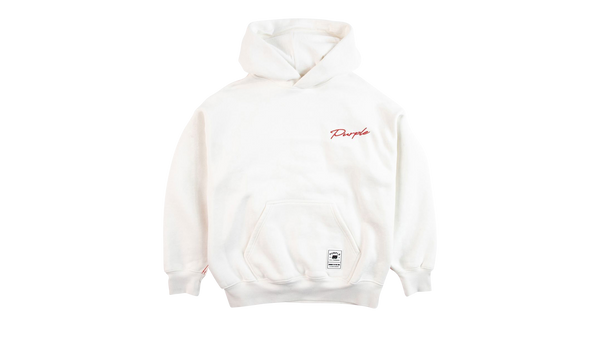 HEAVY FLEECE HOODY WHITE "White"