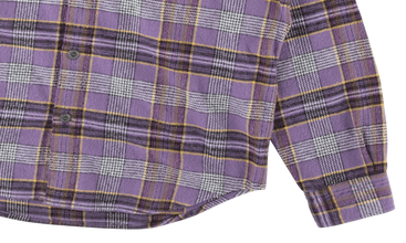 Hooded Plaid Flannel Shirt 