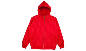 Polka-Dot Hooded Pullover