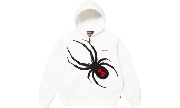 Spyder Zip Up Hooded Sweatshirt "FW 24 - White"