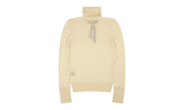 Distressed Cashmere Roll Turtle Neck 