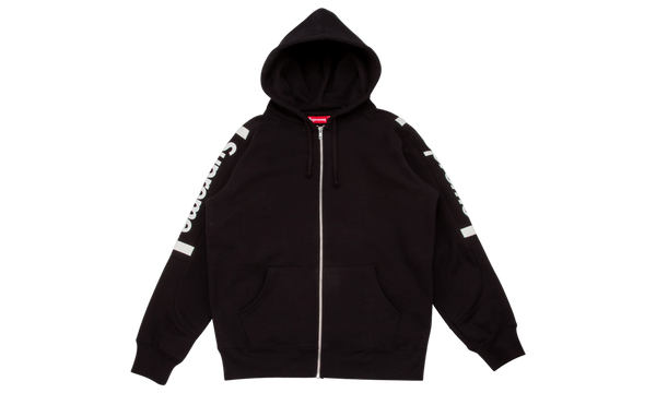Hooded Track Zip Up Sweatshirt