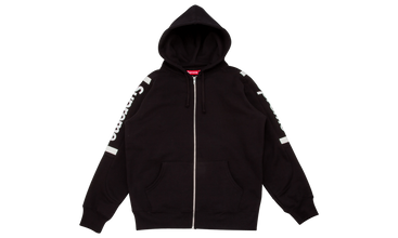 Hooded Track Zip Up Sweatshirt