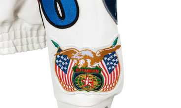 NBA Collage Vegan Leather Jacket