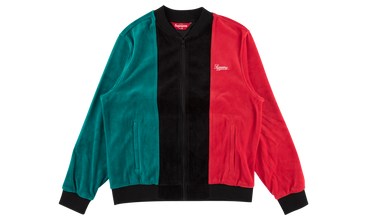 Velour Zip Up Sweatshirt 