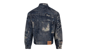 Supreme Archive Denim Jacquard Trucker Jacket 