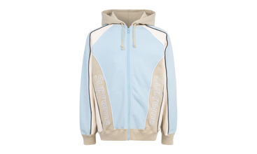 Track Paneled Zip Up Hoodie 