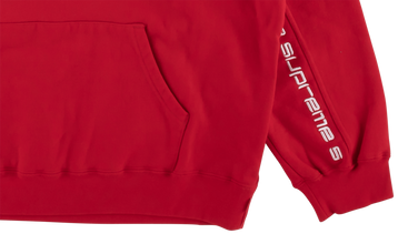 Text Stripe Hooded Sweatshirt 
