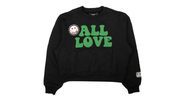 All Love Cotton Crewneck "Black"