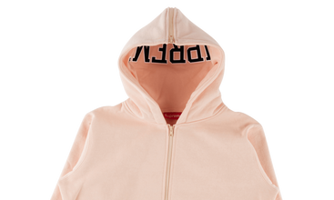 Split Hood Zip Up Sweatshirt 