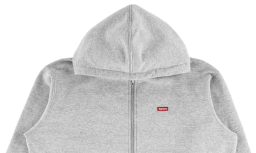 Small Box Zip Up Hoodie 